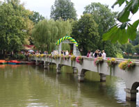 Eingang zum Inselzoo Groer Teich Altenburg
